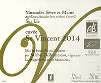 Delhommeau Muscadet S&egrave;vre et Maine ‘St. Vincent’