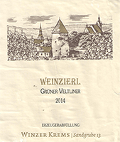 Winzer Krems ‘Weinzierl’ Gr&uuml;ner Veltliner