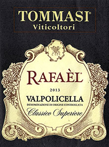 Tommasi ‘Rafa&egrave;l’ Valpolicella Classico Superiore
