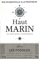 Haut Marin ‘Les Fossiles’ C&ograve;tes de Gascogne