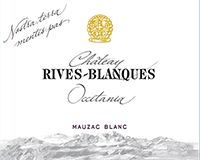 Limoux ‘Mauzac Blanc’ Ch&acirc;teau Rives Blanques