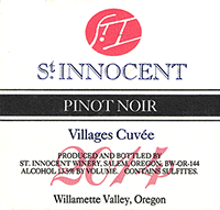 St. Innocent ‘Villages Cuv&eacute;e’ Willamette Valley Pinot Noir