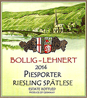 Bollig-Lehnert Piesporter Goldtr&ouml;pfchen Riesling Sp&auml;tlese