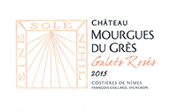Ch&acirc;teau Mourgues du Gr&egrave;s Costi&egrave;res de N&icirc;mes Ros&eacute; Les Galets Ros&eacute;s