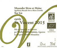 Delhommeau Muscadet S&egrave;vre et Maine Saint Vincent