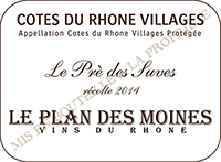 Le Plan des Moines ‘Le Pr&eacute; des Suves’ C&ograve;tes du Rh&ograve;ne Villages