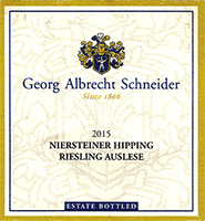 Georg Albrecht Schneider Niersteiner Hipping Riesling Auslese