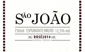 S&atilde;o Jo&atilde;o ‘Espumante Bruto Ros&eacute;’ Bairrada