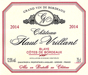 Ch&acirc;teau Haut-Vrillant Blaye – C&ocirc;tes de Bordeaux