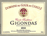 Domaine du Gour de Chaul&eacute; Gigondas Cuv&eacute;e Tradition