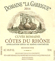 Domaine la Garrigue C&ocirc;tes-du-Rh&ocirc;ne Cuv&eacute;e Romaine
