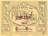 Ch&acirc;teau du Mourre du Tendre C&ocirc;tes-du-Rh&ocirc;ne Cuv&eacute;e Paul