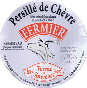 Jouvence Persill&eacute; de Ch&egrave;vre cheese