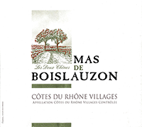 Mas de Boislauzon C&ocirc;tes du Rh&ocirc;ne Villages
