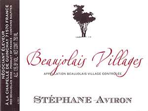 St&eacute;phane Aviron Beaujolais Villages