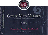 Domaine Gachot-Monot C&ocirc;tes de Nuits Villages