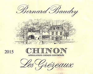 Bernard Baudry Chinon Les Gr&eacute;zeaux
