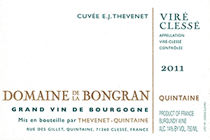 Domaine de la Bongran Cuv&eacute;e E.J. Thevenet Vir&eacute;-Cless&eacute;
