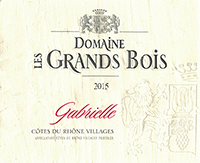 Domaine les Grands Bois C&ocirc;tes du Rh&ocirc;ne Gabrielle