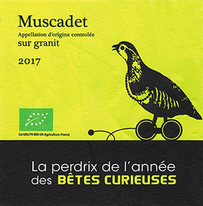 Les B&ecirc;tes Curieuses Muscadet La Perdrix de l’Ann&eacute;e