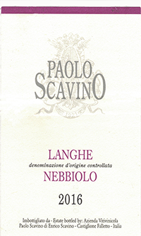 Scavino Langhe Nebbiolo