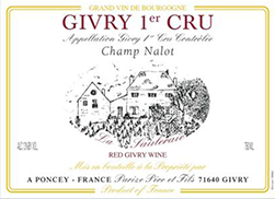 Parize Givry Premier Cru Champs Nalot