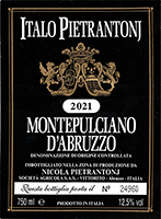 Nicola Pietrantonj Montepulciano d’Abruzzo