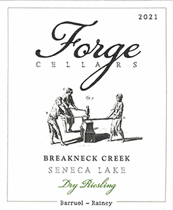 Forge Cellars Seneca Lake Dry Riesling Breakneck Creek