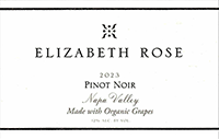 Elizabeth Rose Napa Valley Pinot Noir