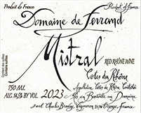 Domaine de Ferrand Côtes du Rhône Mistral