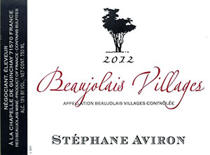 St&eacute;phane Aviron Beaujolais Villages