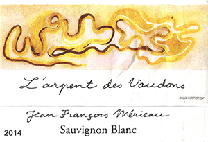 Jean-Fran&ccedil;ois M&eacute;rieau Touraine Sauvignon L’Arpent des Vaudons