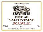 Bordeaux Ch&acirc;teau Valfontaine