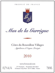 Mas de la Garrigue C&ocirc;tes du Roussillon Villages