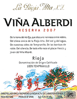 La Rioja Alta Older Rioja 2007 Rioja Reserva ‘Vi&ntilde;a Alberdi’