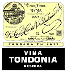 Rioja Reserve Vi&ntilde;a Tondonia