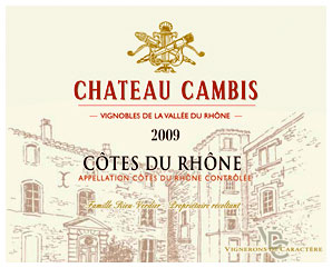 Ch&acirc;teau Cambis C&ocirc;tes du Rhone