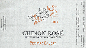 Bernard Baudry Chinon Ros&eacute;