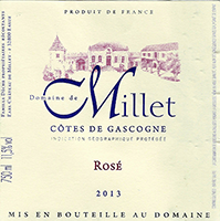 C&ocirc;tes de Gascogne Domaine de Millet