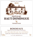 Bordeaux Ch&acirc;teau Haut-Domingue